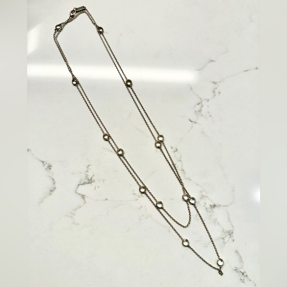 Ippolita Silver Necklace with Crystal Details